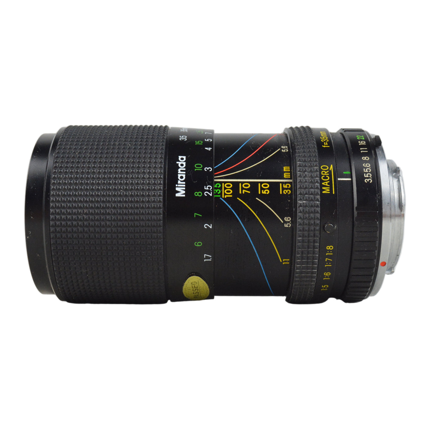 Miranda 35-135mm f3.5 Zoom Lens