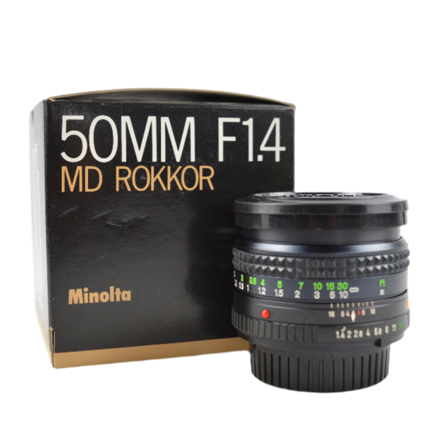 Minolta Rokkor MD 50mm F1.4 Prime Lens