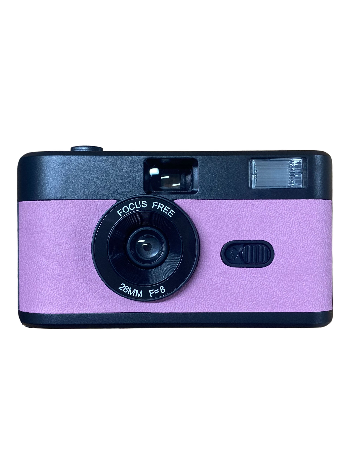 BRAND NEW 35MM REUSABLE FILM CAMERA WITH FLASH - BLACK AND PURPLE
