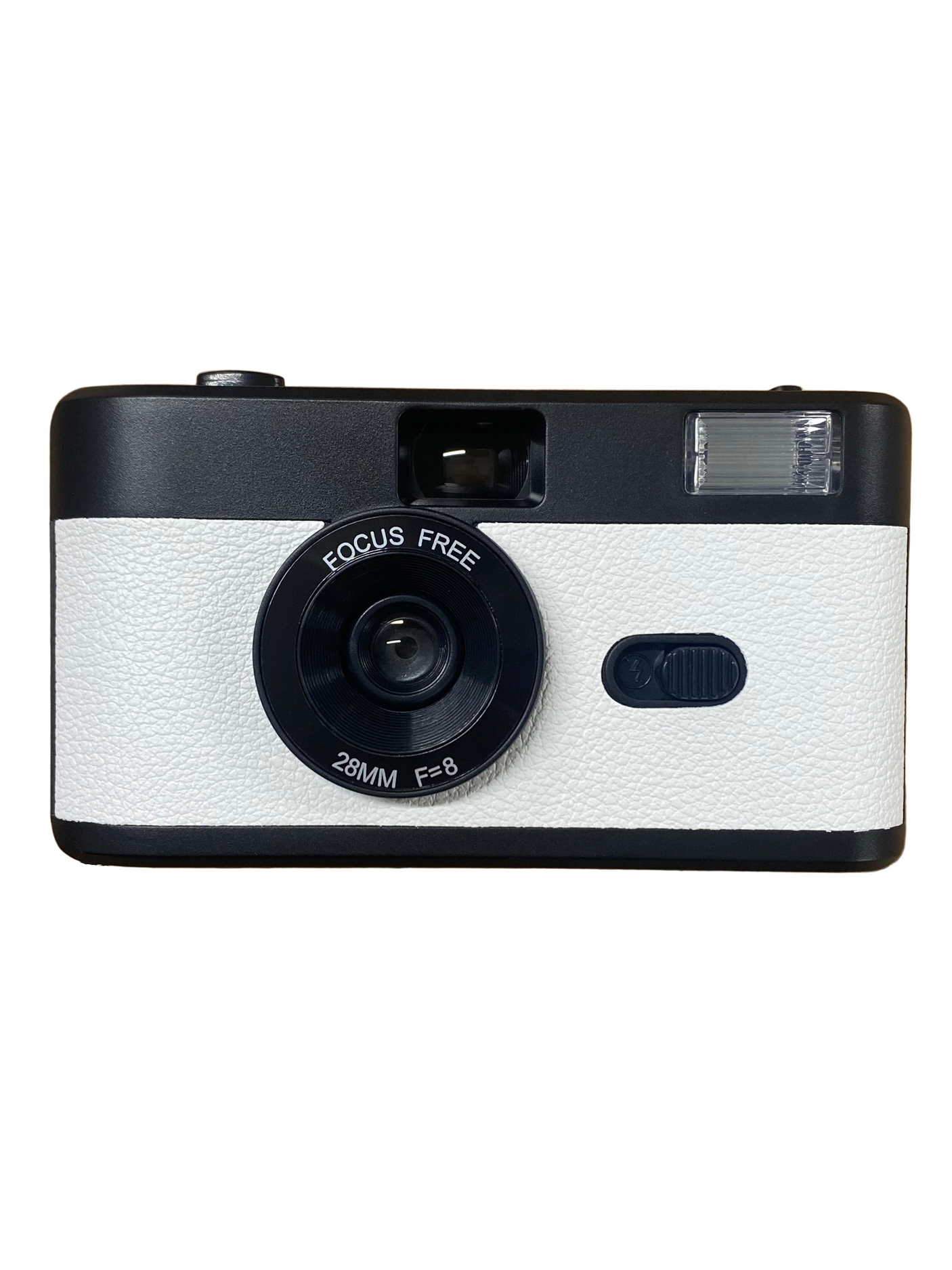 BRAND NEW 35MM REUSABLE FILM CAMERA WITH FLASH - BLACK AND WHITE