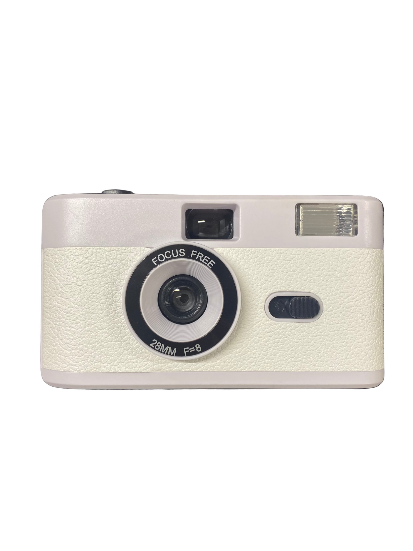 BRAND NEW 35MM REUSABLE FILM CAMERA WITH FLASH - WHITE