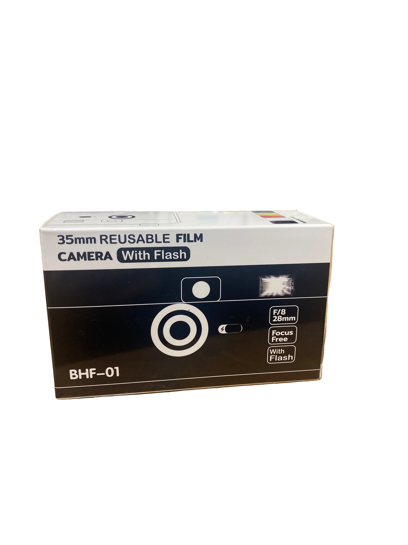 35MM REUSABLE FILM CAMERA WITH FLASH - WHITE