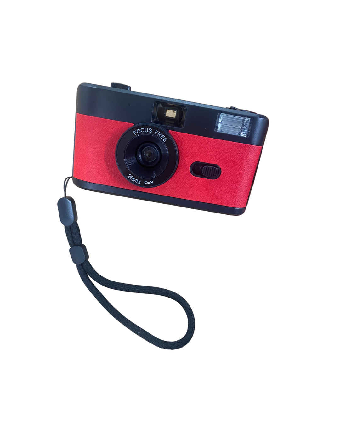 35MM REUSABLE FILM CAMERA WITH FLASH - BLACK & RED