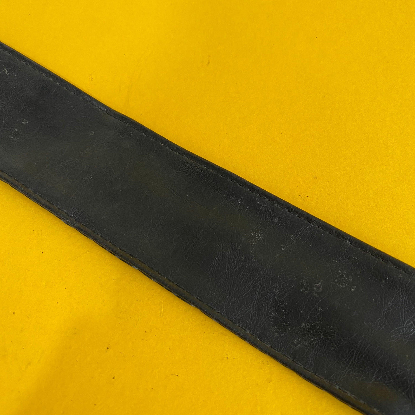 Black Leather SLR Camera Strap