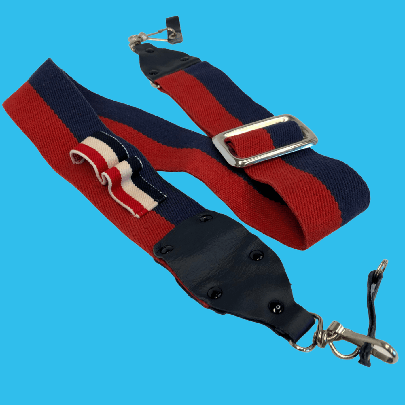 Blue & Red SLR Camera Strap
