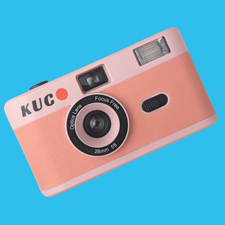 Brand New KUGO 35mm Film Camera Reusable Point And Shoot - Pink