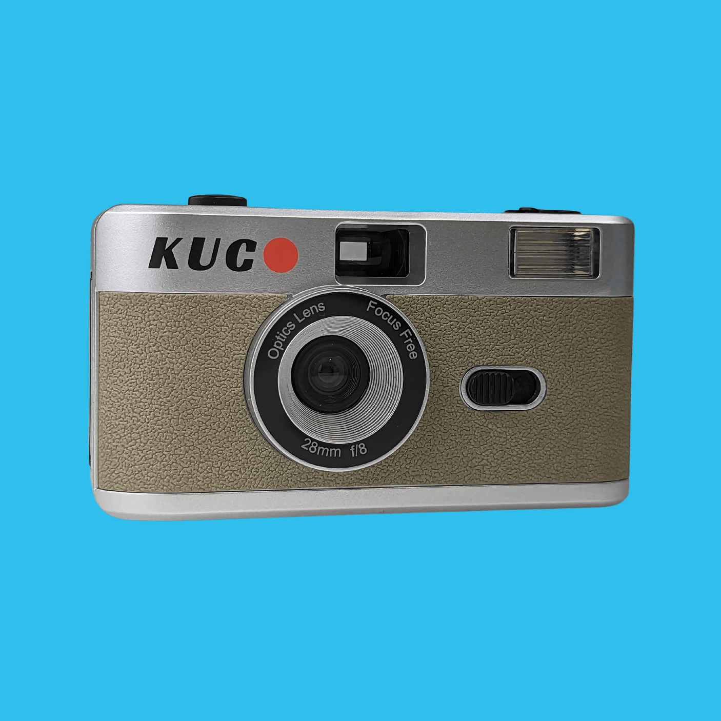 Brand New KUGO 35mm Film Camera Reusable Point And Shoot - Silver