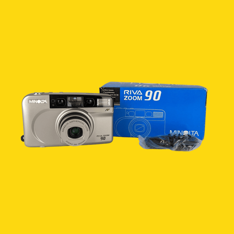 BRAND NEW - Minolta Riva Zoom 90 35mm Film Camera Point and Shoot