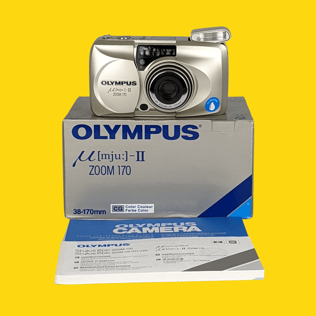 BRAND NEW - Olympus Mju II Zoom 170 35mm Film Camera Point and Shoot