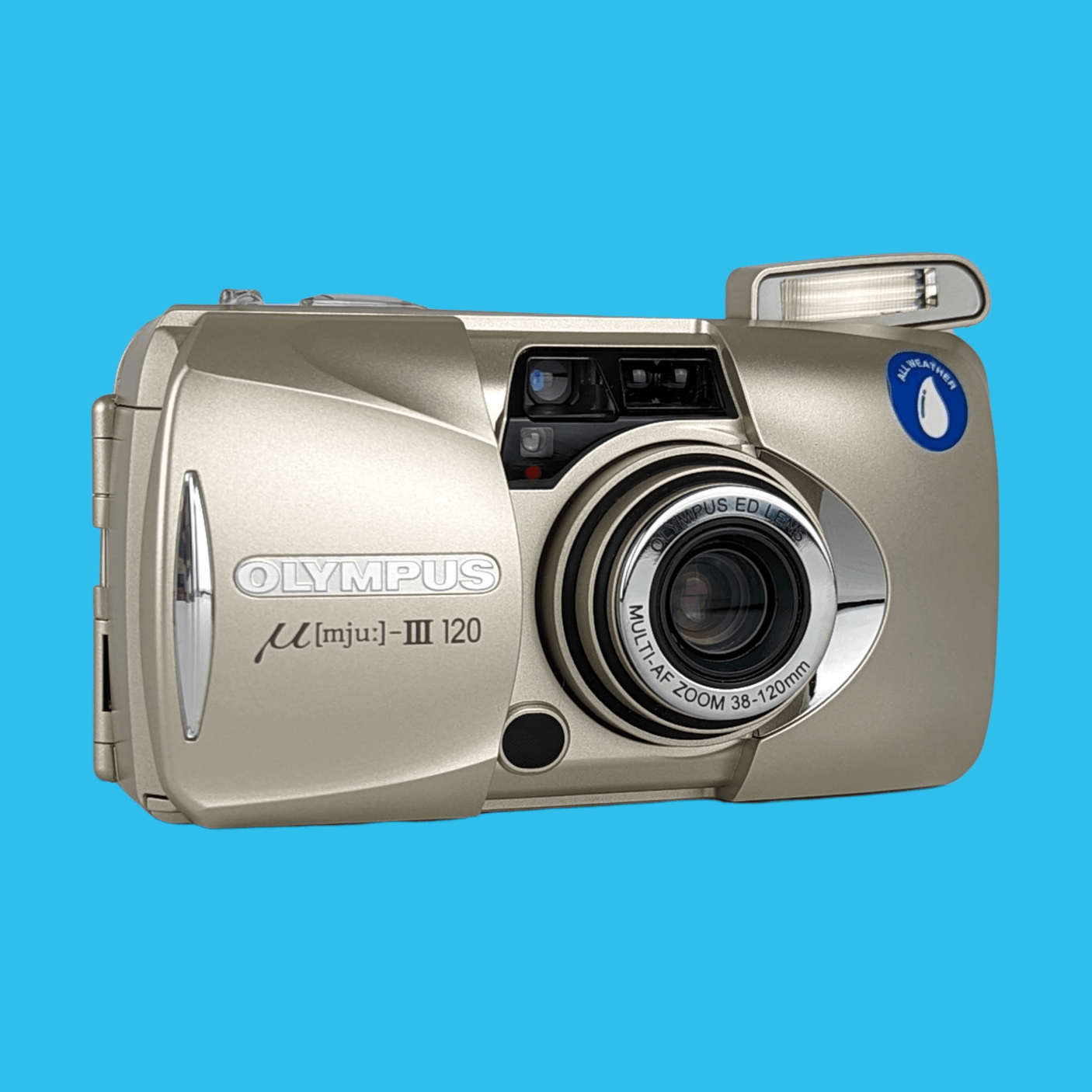 BRAND NEW - Olympus Mju III Zoom 120 35mm Film Camera Point and Shoot
