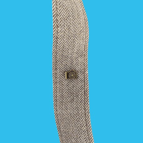 Brand New Tweed Cream and Brown SLR Camera Strap