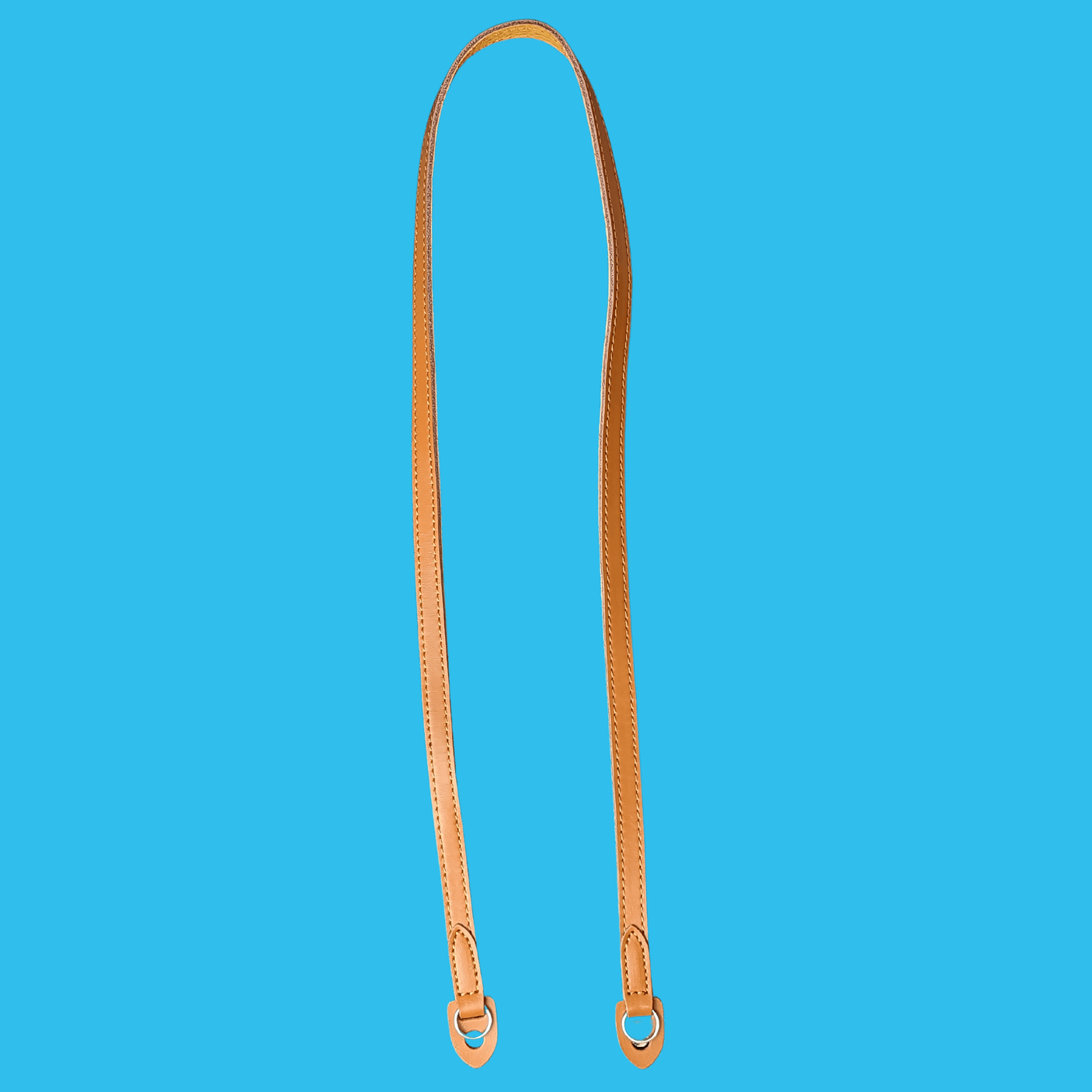 Brown Leather Thin SLR Camera Strap