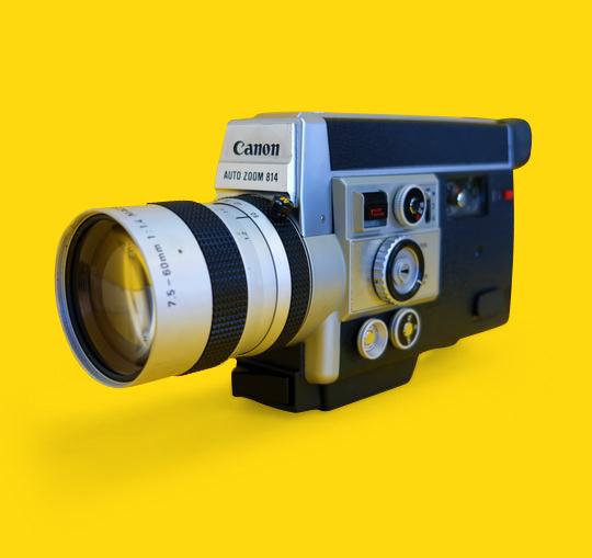 Canon Auto Zoom 814 Super 8 Vintage Cine Camera