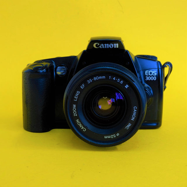 Canon EOS 3000 35mm SLR Film Camera with Canon Prime Lens