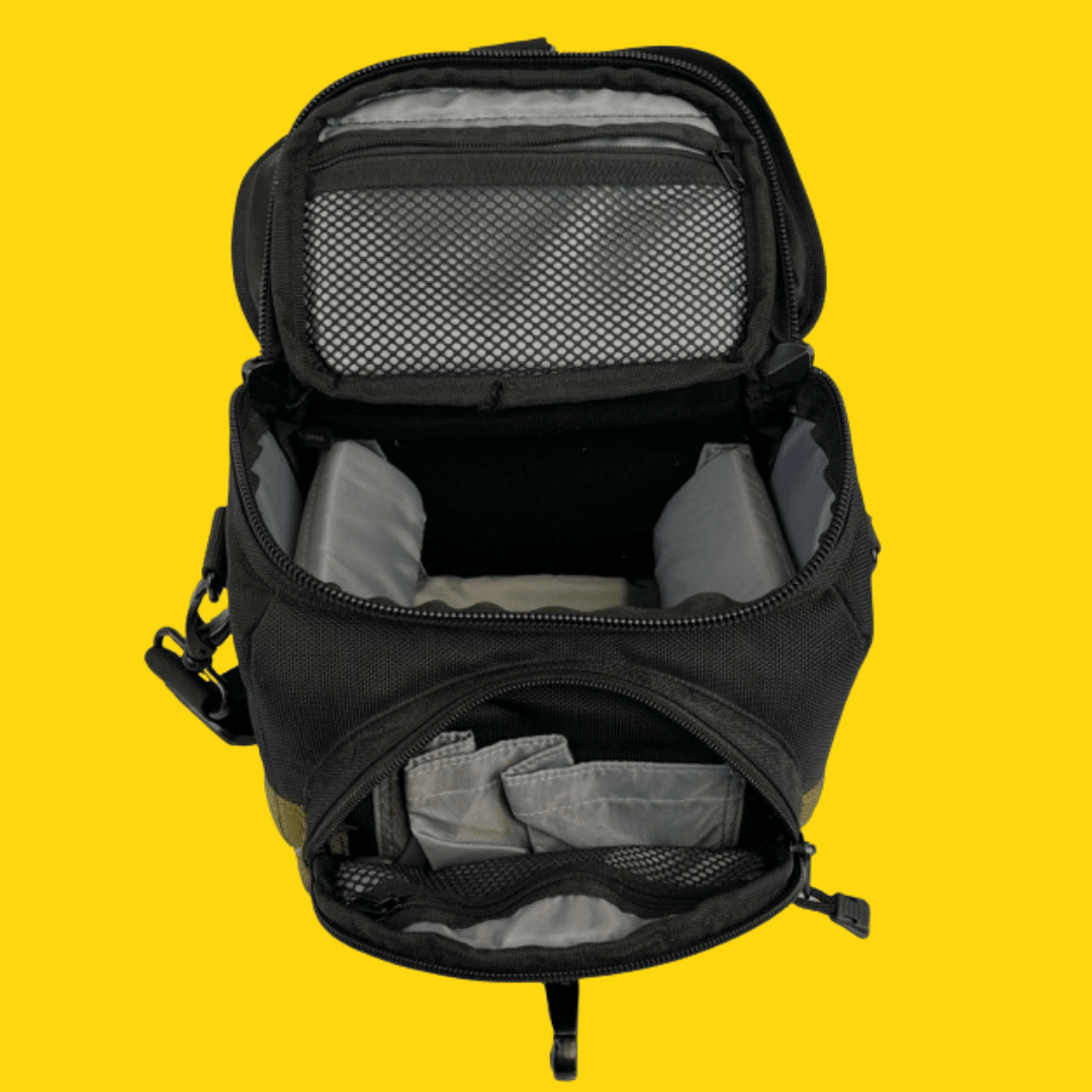 Canon Large Black and Khaki SLR Camera Bag