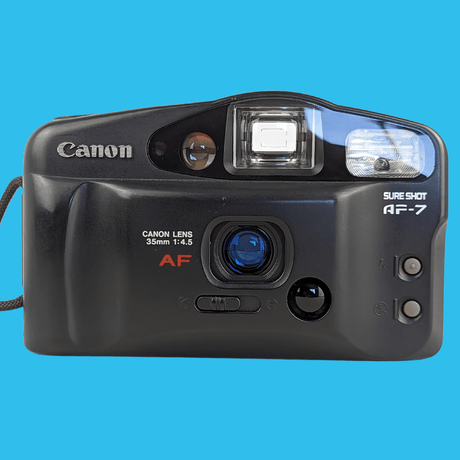 Canon Sure Shot AF-7 With Buttons 35mm Film Camera Point and Shoot