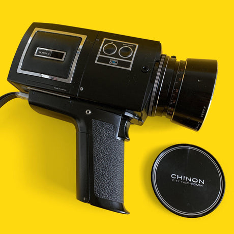 Chinon 410 Marco Super 8 Movie Cine Camera with Original Case