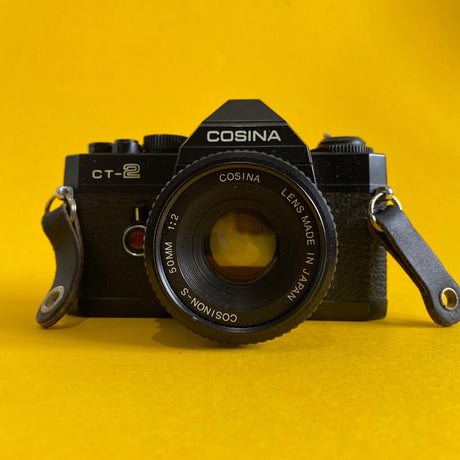 Cosina CT-2 Vintage SLR 35mm Film Camera with f/1.8 50mm Prime Lens