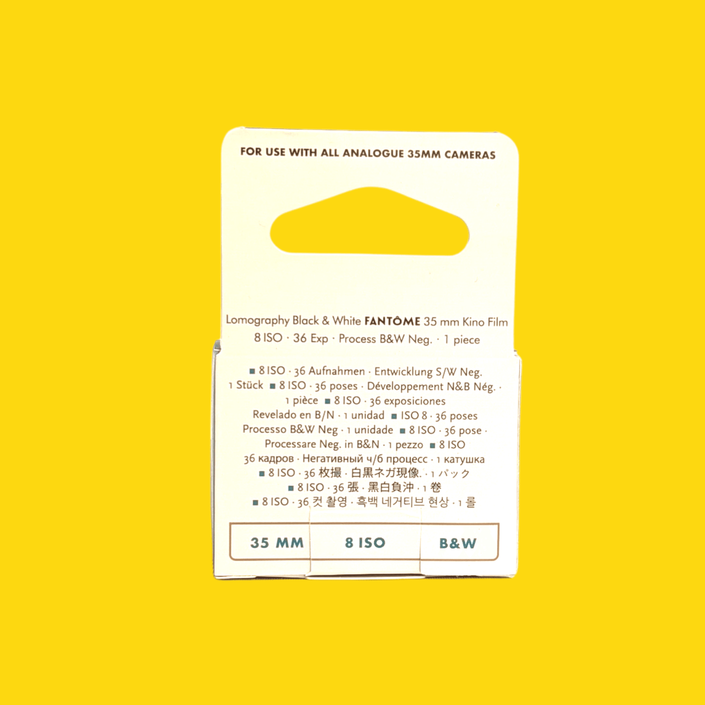 Fantome 8 36 EXP ISO 8 35mm Film