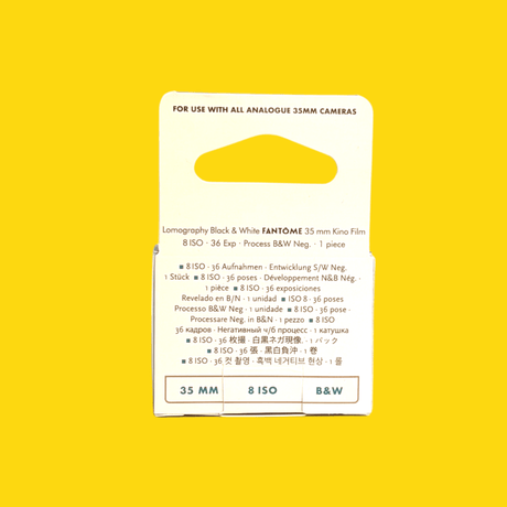 Fantome 8 36 EXP ISO 8 35mm Film