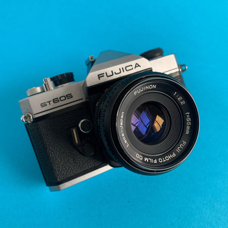 Fujica ST605 35mm SLR Film Camera w/ Prime Lens