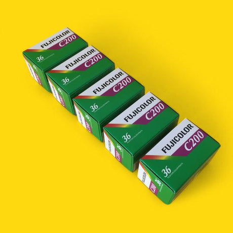Fujifilm Colour C200 35mm Camera Film (Set of 5)