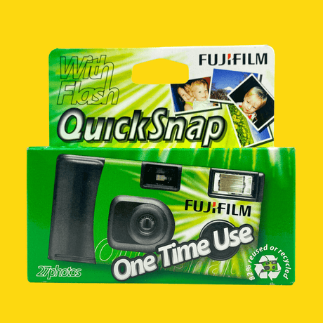 FujiFilm QuickSnap 35mm Disposable Colour Film Camera.