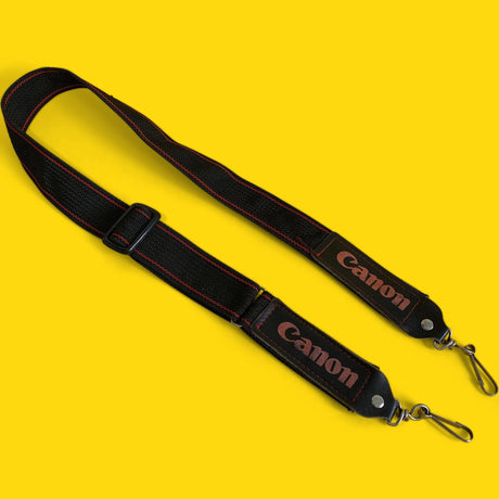 Genuine Canon Black & Red SLR Camera Strap