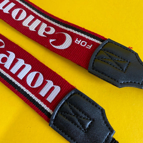 Genuine Canon Red SLR Camera Strap