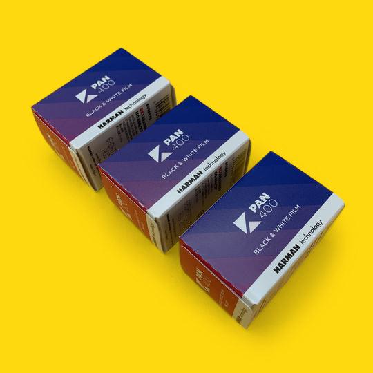 Kentmere 400 Black & White 35mm Film (Set of 3)