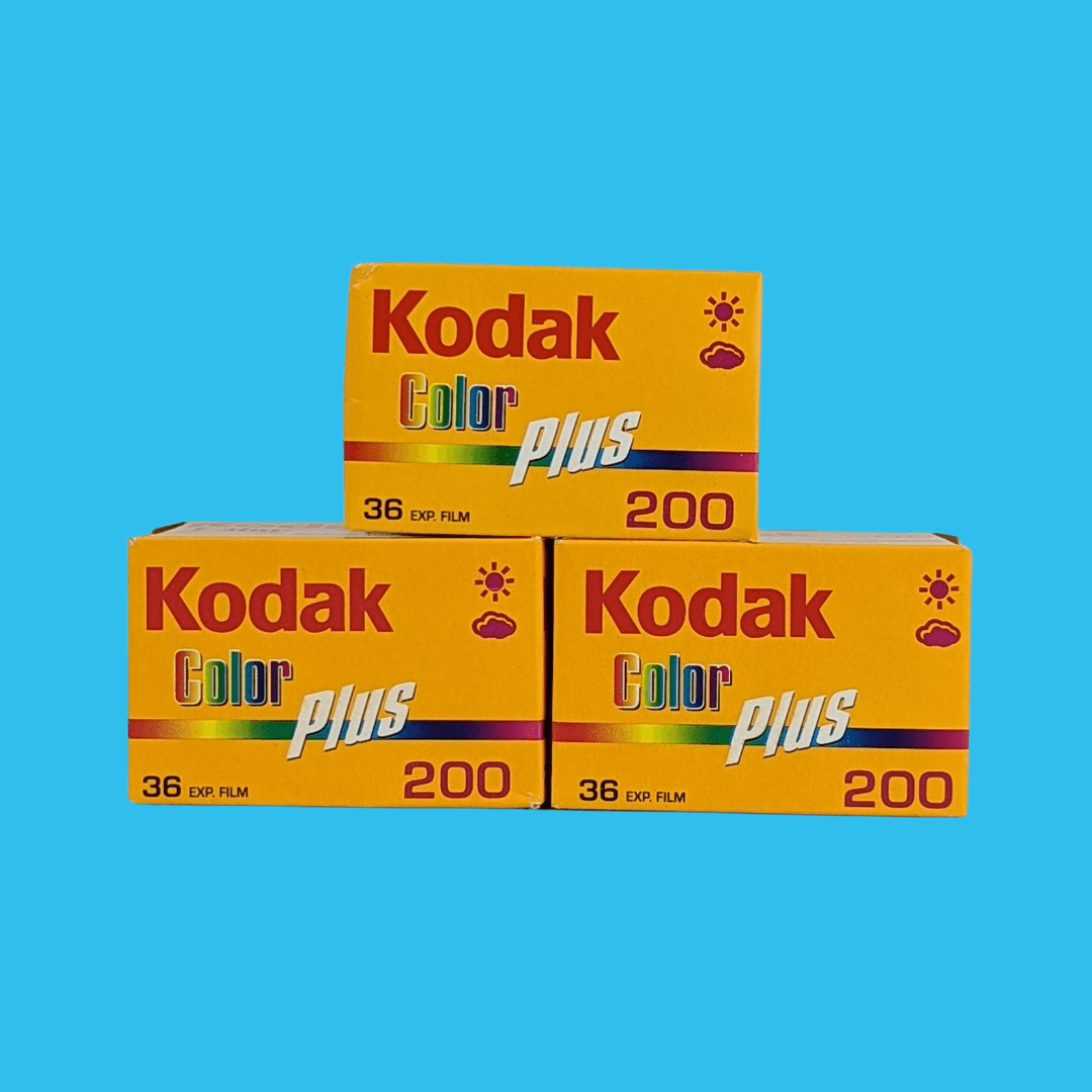 Kodak Color Plus 200 36 Exp 35mm Film EXPIRED (set of 3)
