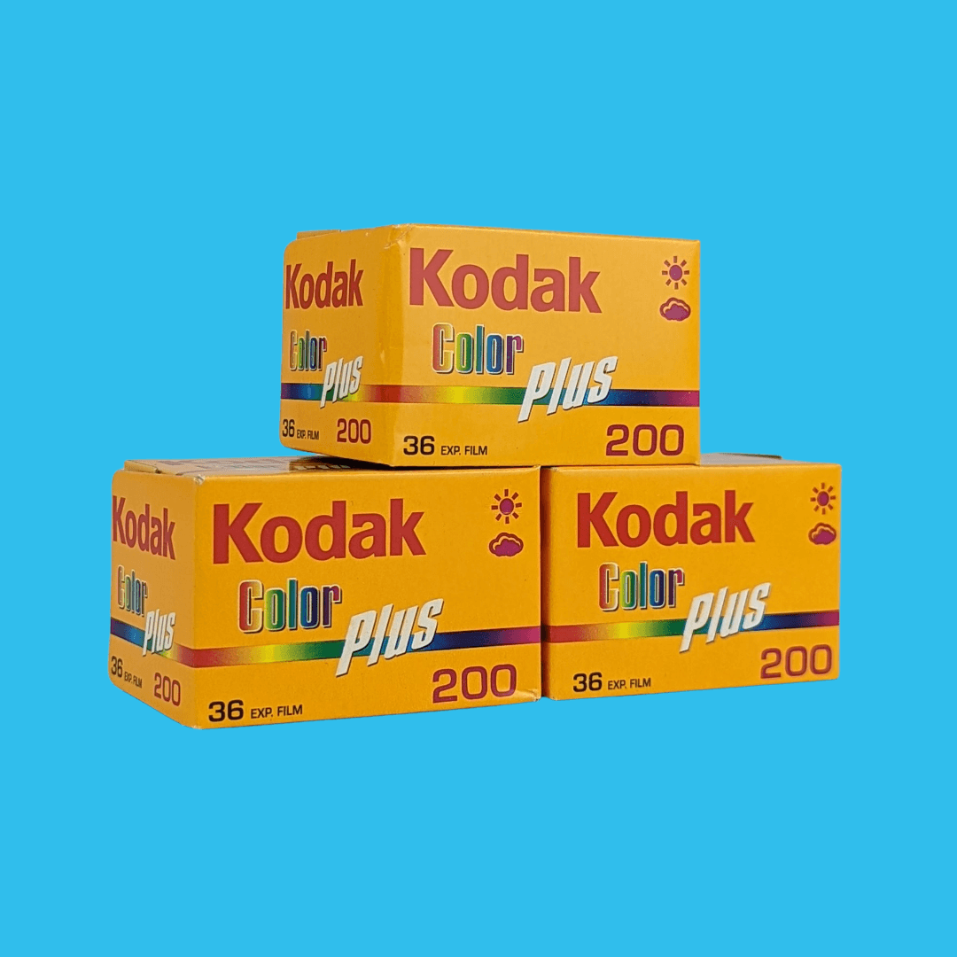 Kodak Color Plus 200 36 Exp 35mm Film EXPIRED (set of 3)