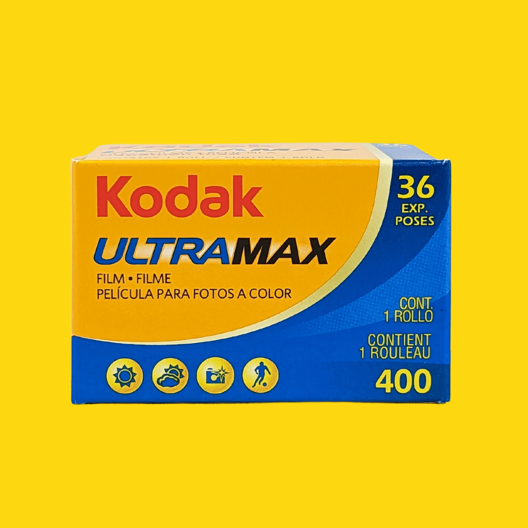 Kodak UltraMax 400 Speed Color Print Film 35mm Photo 135 36