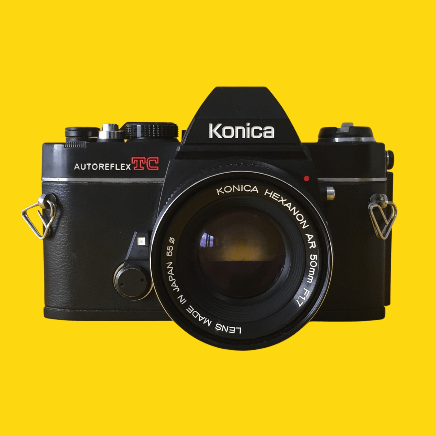 Konica Autoreflex TC Vintage SLR 35mm Film Camera with Konica f/1.7 50mm Lens