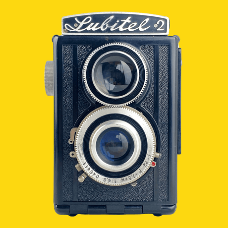 Lubitel 2 With 75mm F4.5 Lens. TLR 6X6 Medium Format Film Camera.