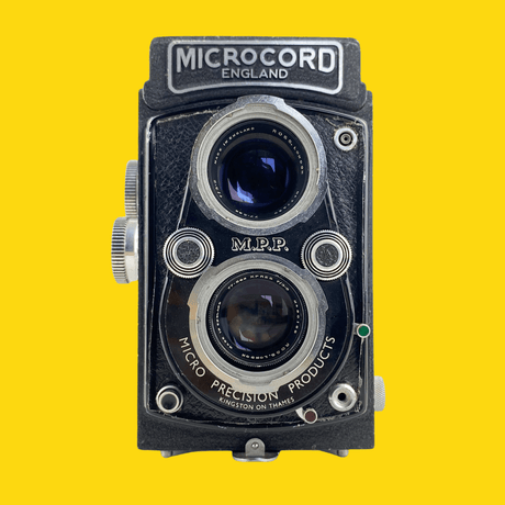 MicroCord England With 77mm F3.5 Lens. TLR 6X6 Medium Format Film Camera.