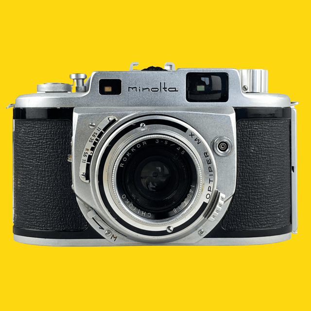 Minolta-A Rangefinder 35mm Film Camera With Chiyoko Rokko 45mm F3.5 Lens