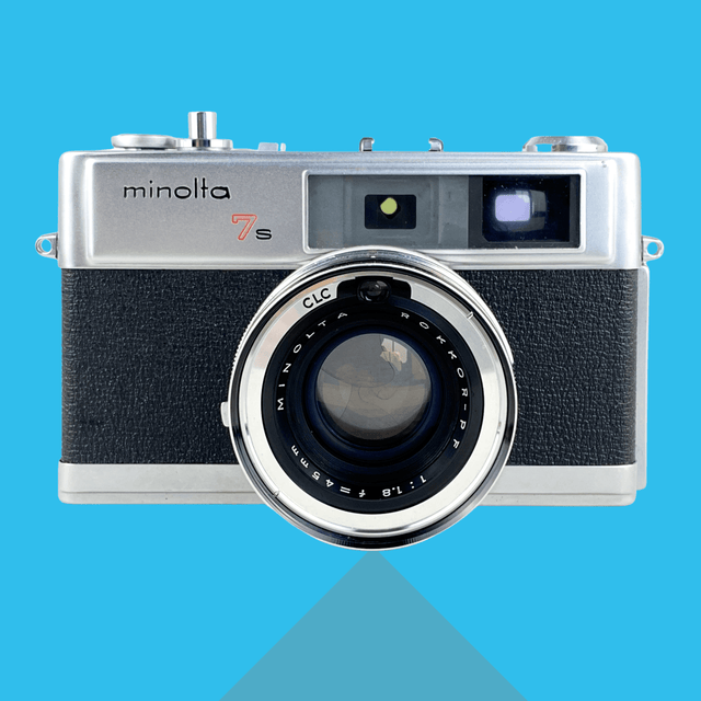 Minolta Hi-Matic 7s Rangefinder 35mm Film Camera With Rokkor PF 45mm F1.8 Lens
