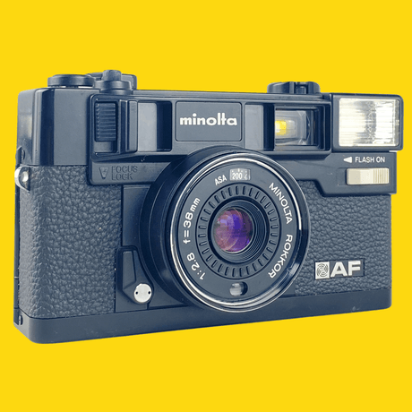 Minolta Hi-Matic AF 35mm Film Camera Point and Shoot Rangefinder