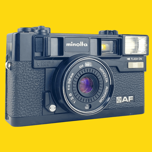 Minolta Hi-Matic AF 35mm Film Camera Point and Shoot Rangefinder