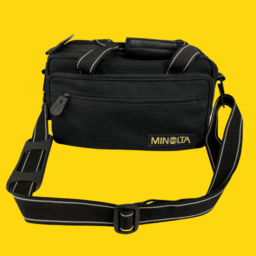 Minolta Large Black SLR Camera Bag