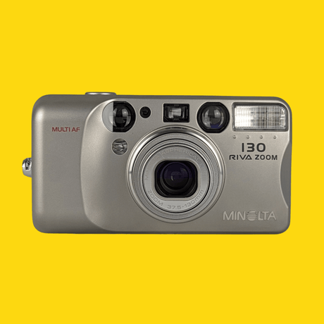 Minolta Riva Zoom 130 35mm Film Camera Point and Shoot