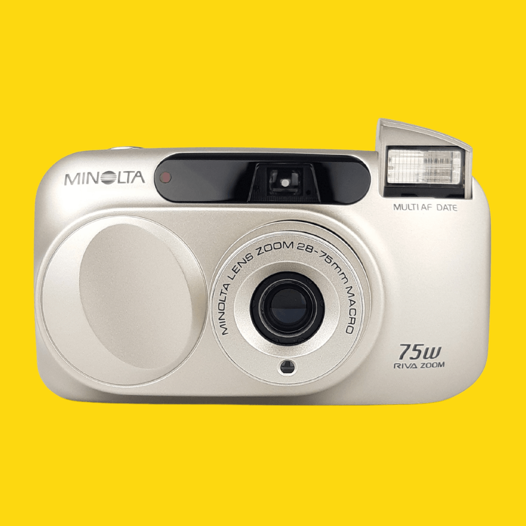 Minolta Riva Zoom 75W 35mm Film Camera Point and Shoot
