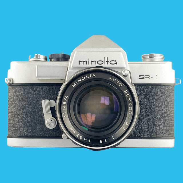 Minolta SR-1 SLR 35mm Film Camera with lens