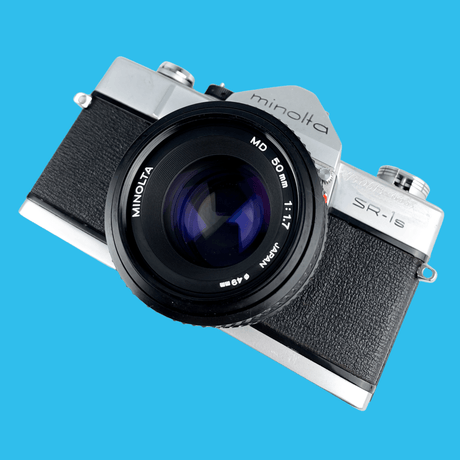 Minolta SR-1s SLR 35mm Film Camera with lens