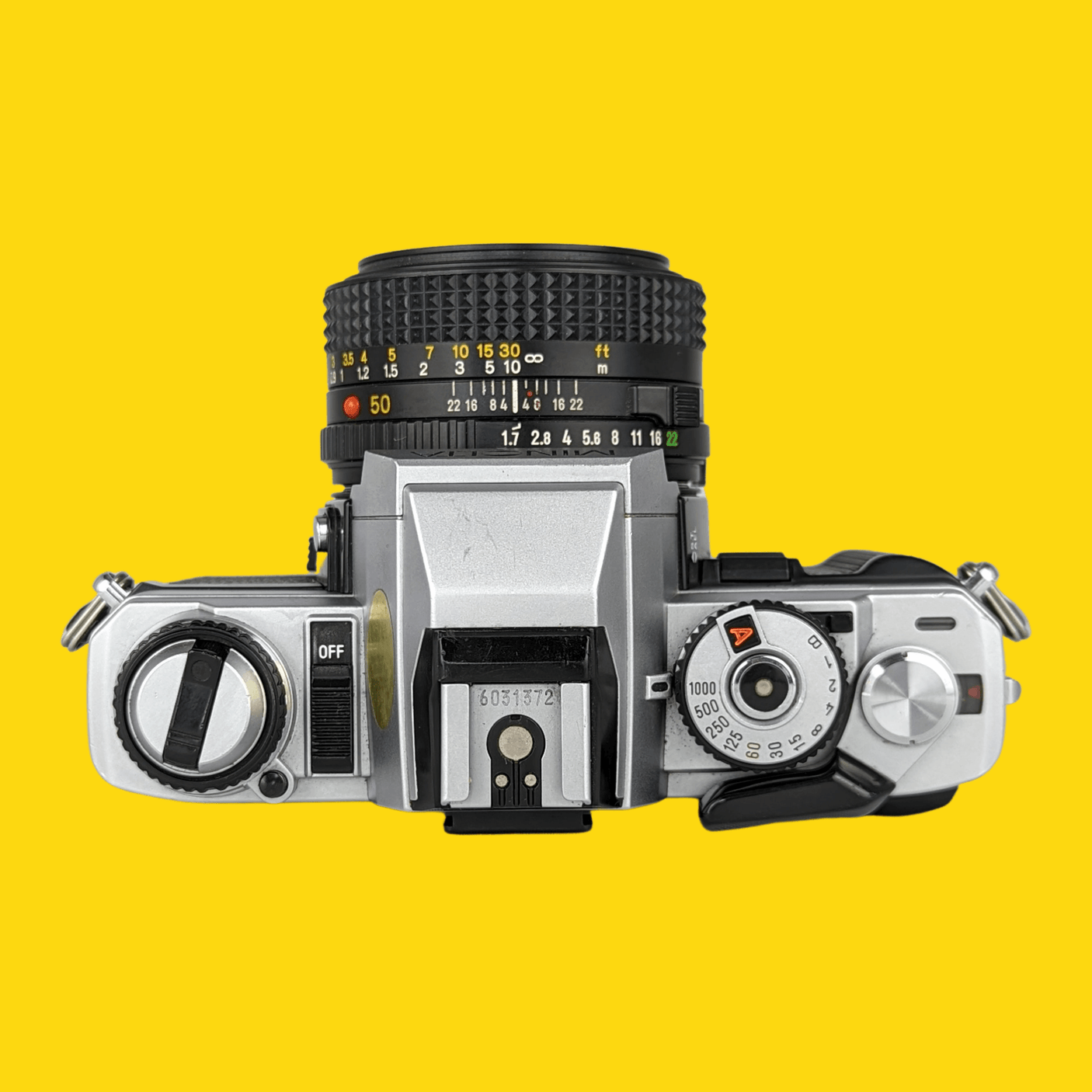 Minolta X-500 SLR 35mm Film Camera with Auto Zoom Lens