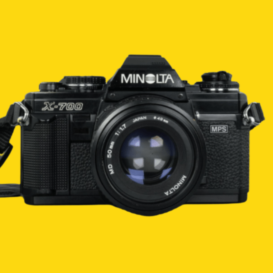 ミノルタ X-700 35mm 一眼レフ フィルム カメラ ミノルタ プライム レンズ付き