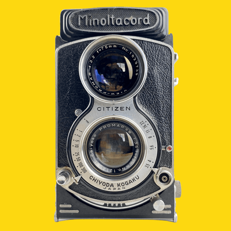 Minoltacord With 75mm F3.5 Lens. TLR 6X6 Medium format Film Camera.