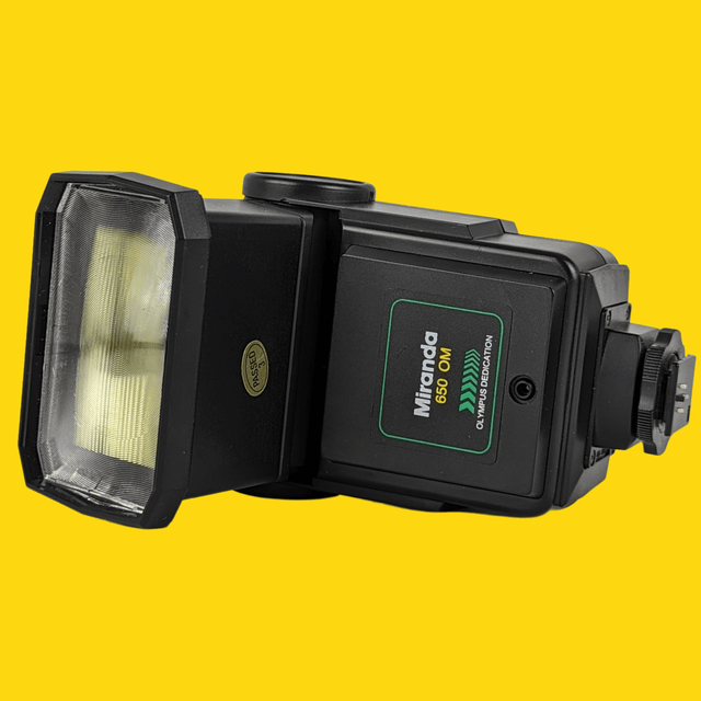 Miranda 650 OM TTL External Flash Unit for 35mm Film Camera