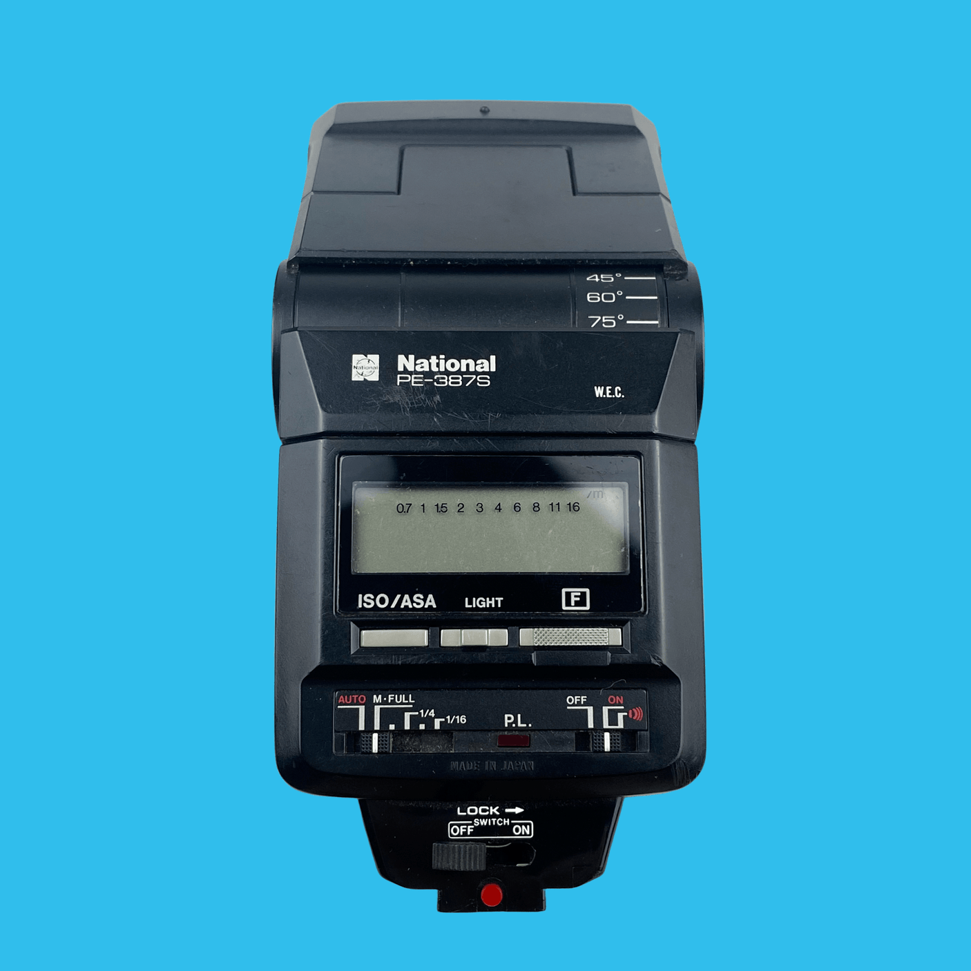 National PE-387S TTL Flash Unit.